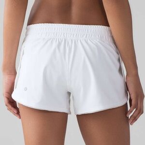 Lululemon Seek the Heat White Shorts